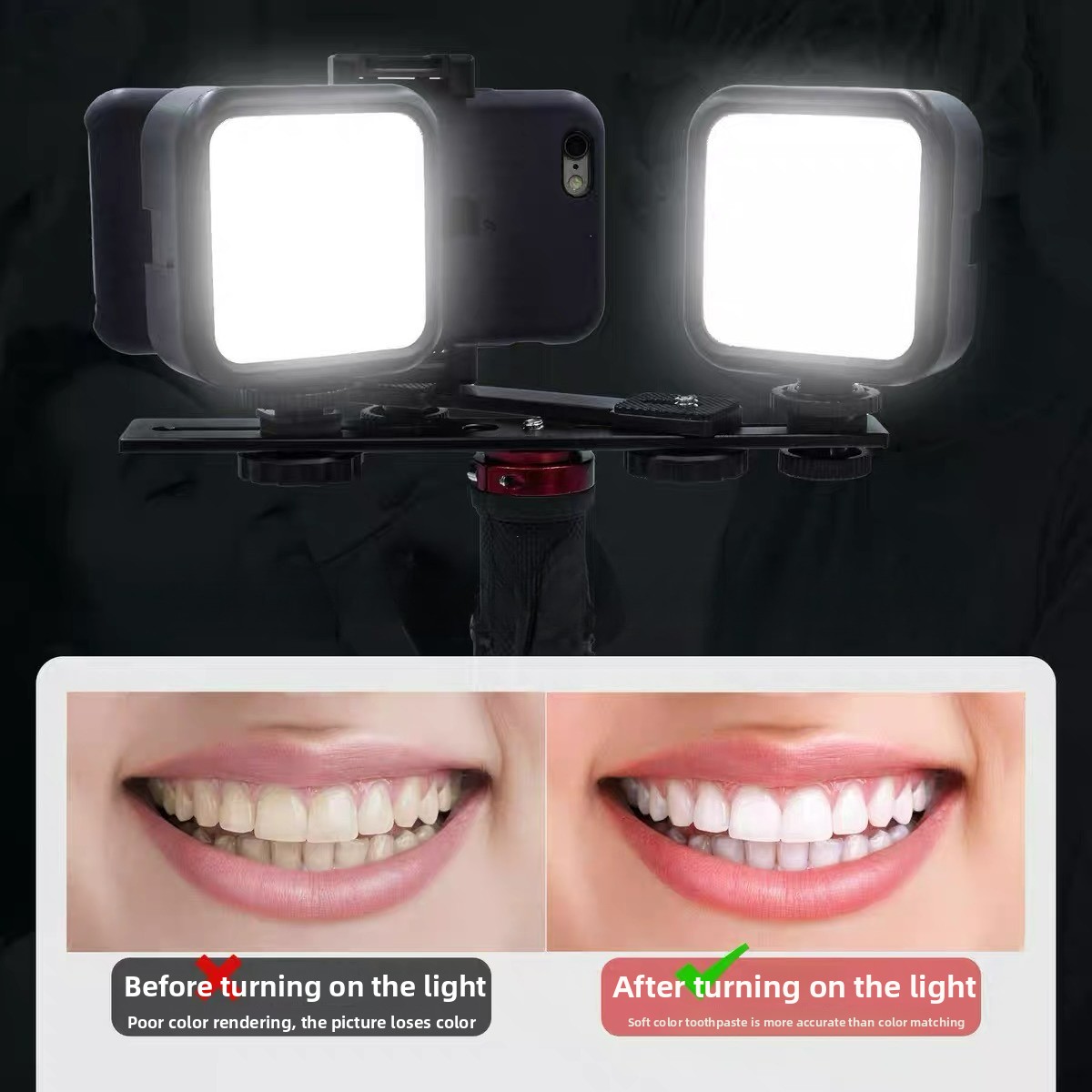Photography Basics - Стоматологический светильник для фотосъемки с Bluetooth,