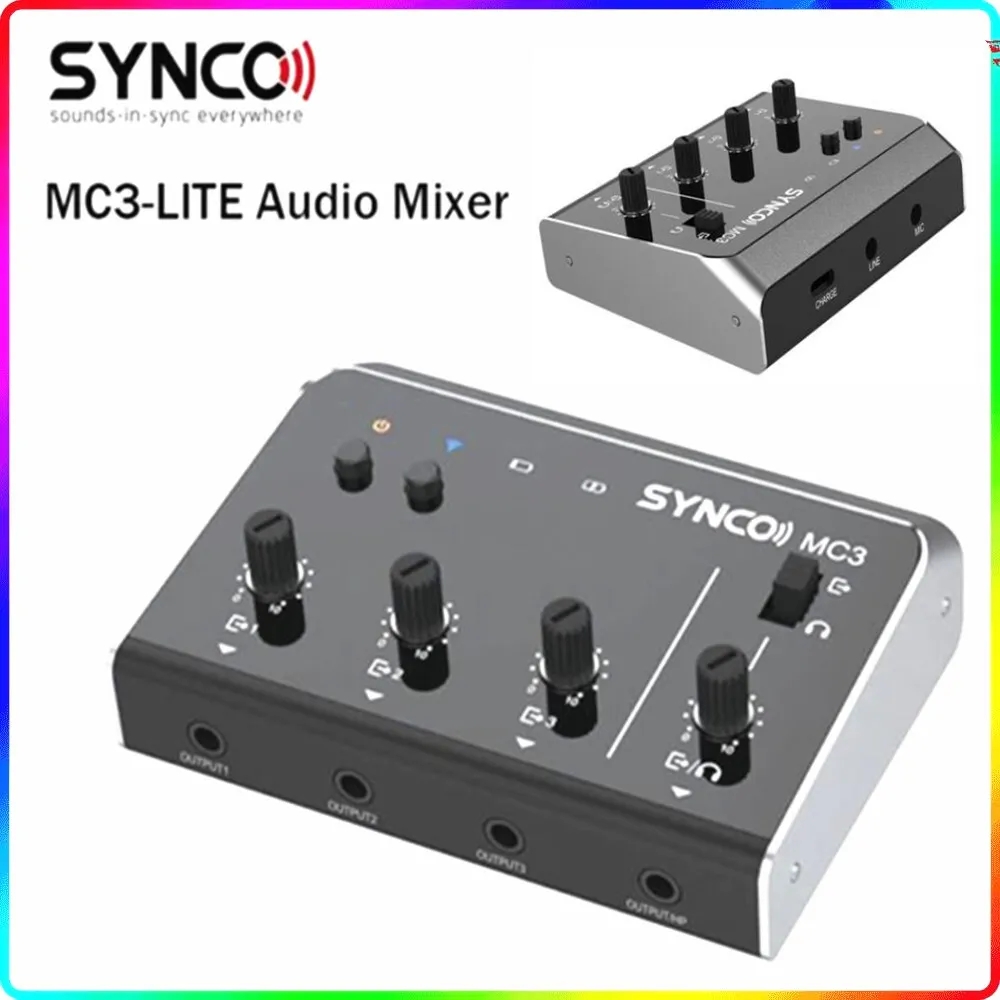 Synco MC3 Lite аудиомикшер 4-к – обзор и цена Photography Videos Free